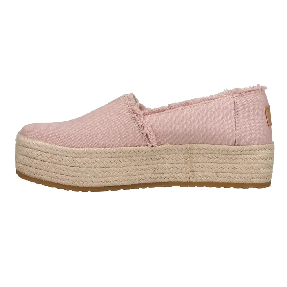 Women's Shoes TOMS VALENCIA Slip On Platform Espadrilles 10020698 BALLET PINK