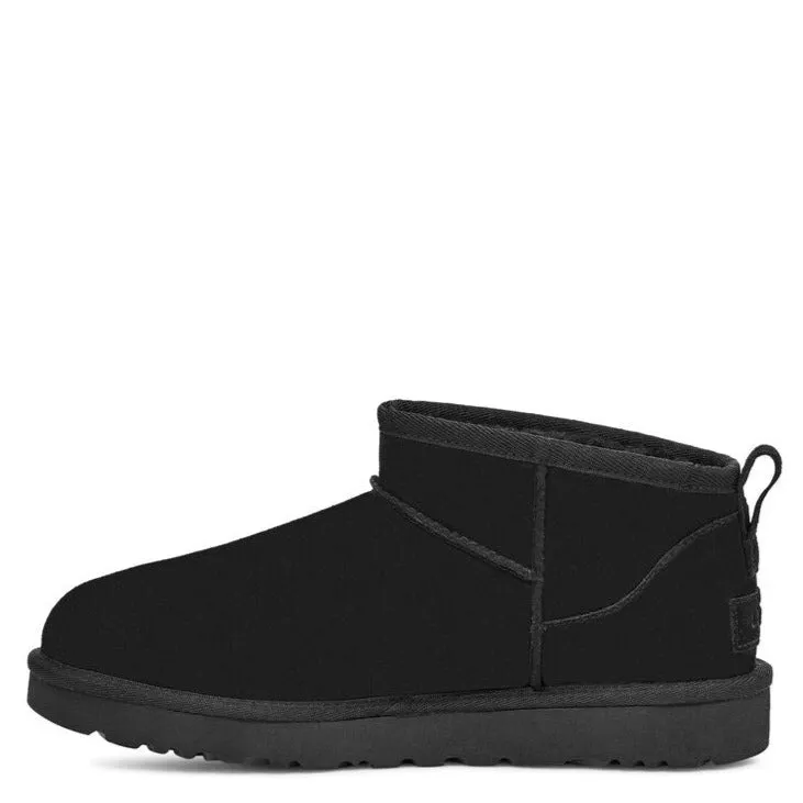 Womens UGG Black Ultra Mini